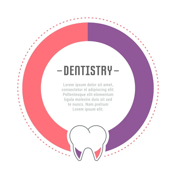 Site Banner and Landing Page of Dentistry . —  Vetores de Stock