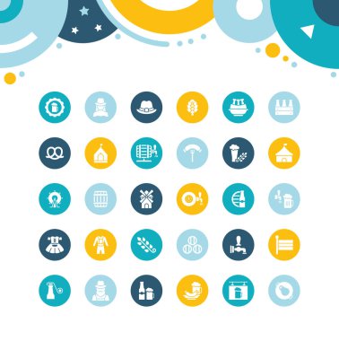 Ekim Festivalinin Basit Simgeleri