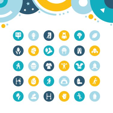 Rugby Simgelerinin Basit Simgeleri