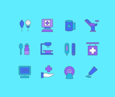 Terapinin Simgeleri Basit Satır Dizisi