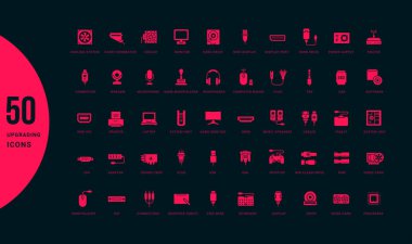 Yükselen Bilgisayar Bileşenlerinin Basit Simgeleri Kümesi