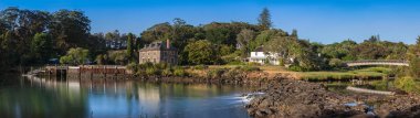 Taş Kerikeri Yeni Zelanda Panorama depolamak