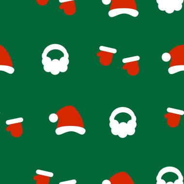 Noel Baba seamless modeli. 