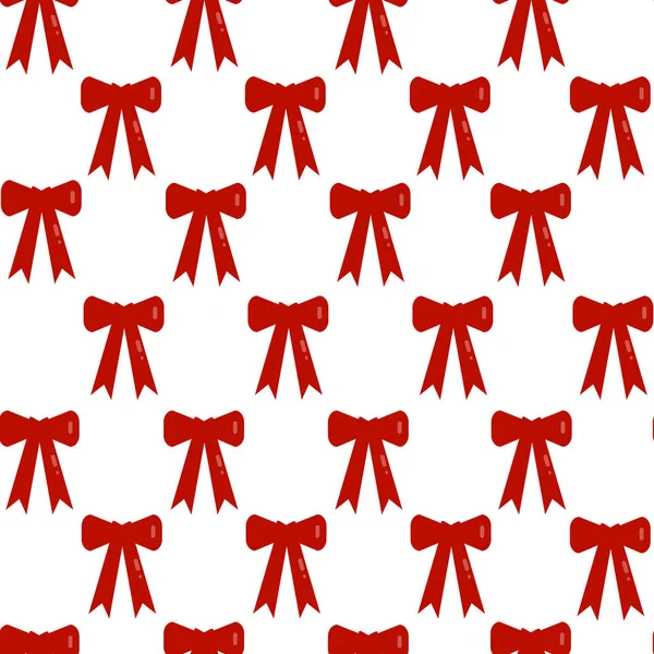 Seamless Pattern Texture Red Hearts Balloons Ribbons Envelopes White Background — ストック写真