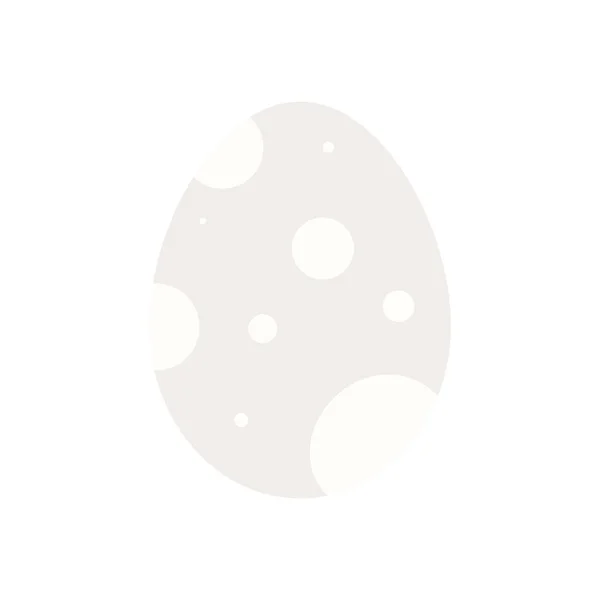 Húsvéti Tojás Aranyos Illusztráció Fehér Háttér — Stock Fotó