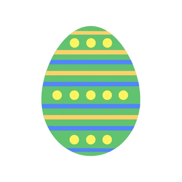 Пасхальное Яйцо Симпатичная Иллюстрация Белом Фоне — стоковое фото