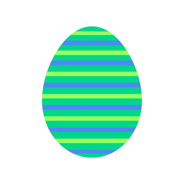 Bu Paskalya yumurtası. Beyaz arkaplanda sevimli illüstrasyon.