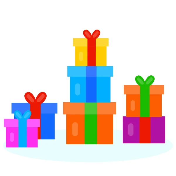 Geschenk Box Mit Weihnachtsgeschenk Illustration Design — Stockfoto
