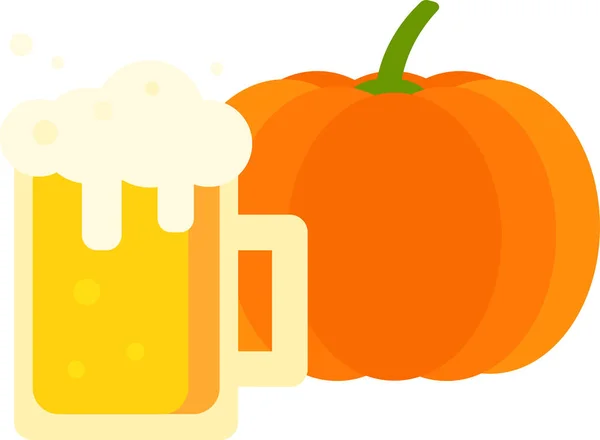 Taza Cerveza Una Calabaza — Foto de Stock