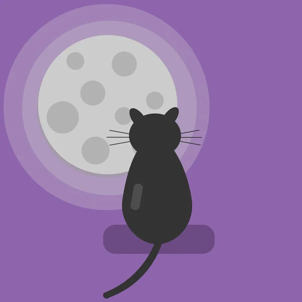 Katze Cartoon Icon Vektor Illustration — Stockfoto