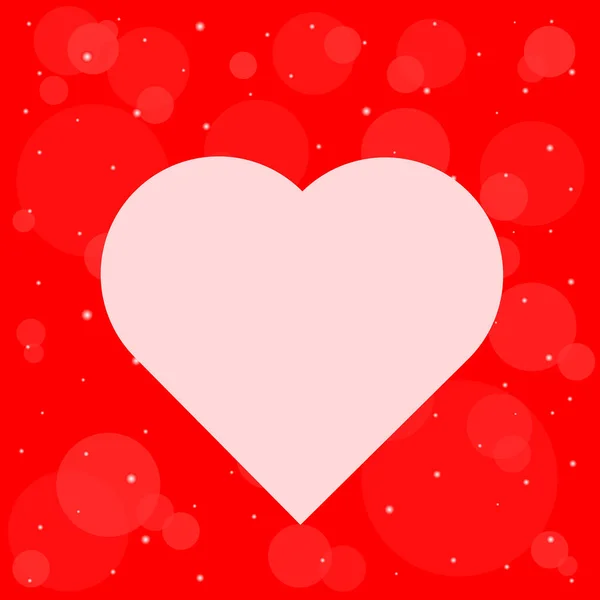 Tohle Červené Pozadí Srdce Červeném Pozadí — Stock fotografie