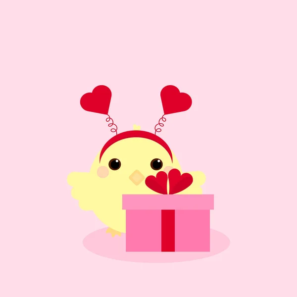 This is cute chicken and heart, box. Could be used for flyers, banners, postcards, holidays decorations.