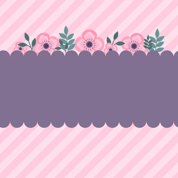 Background Flowers Leaf Cute Pink Illustration Could Used Flyers Banners — 스톡 사진