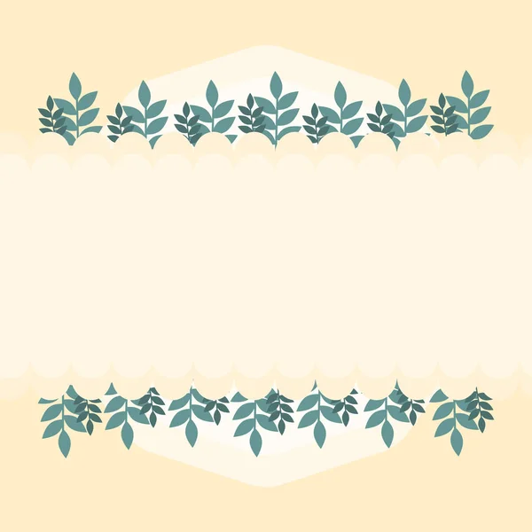 Background Leaves Cute Card Could Used Flyers Banners Postcards Holidays — Stock Photo, Image