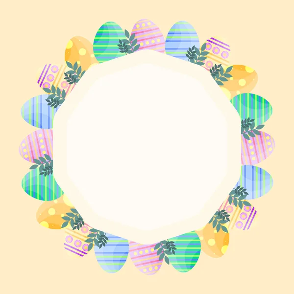 Easter Eggs Frame — Stock Photo, Image