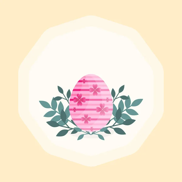 Illustration Easter Egg Flat Style — Stock Photo, Image