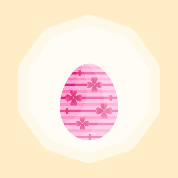 Απεικόνιση Του Πασχαλινού Αυγού Επίπεδο Στυλ — Φωτογραφία Αρχείου