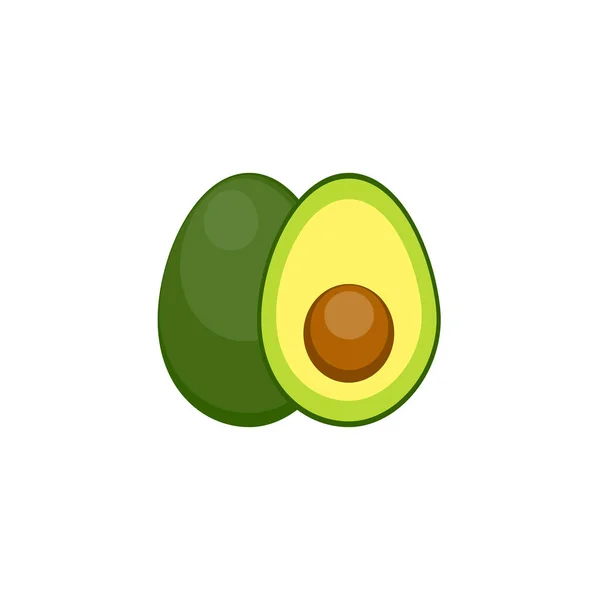 Bu yeşil avokadonun bir çizimi.