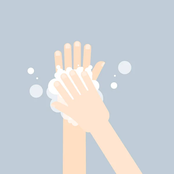 Temizlik resimleriyle el yıkama.