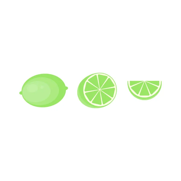 Food Fruit Lime Set3 — Stock fotografie