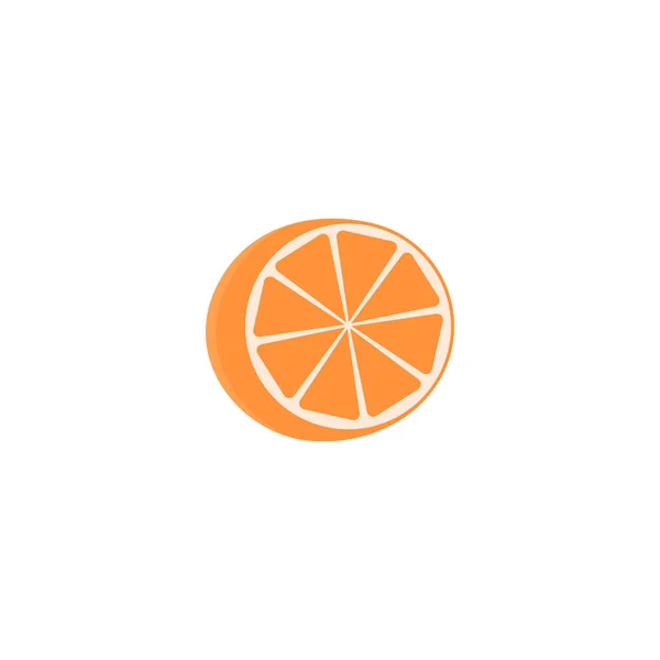 Comida Fruta Naranja Mitad — Foto de Stock