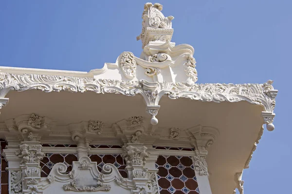 Detalhe barroco decorativo em Puebla — Fotografia de Stock