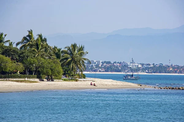 Mexican Pacific Ocean Plaża Obrazek Stockowy