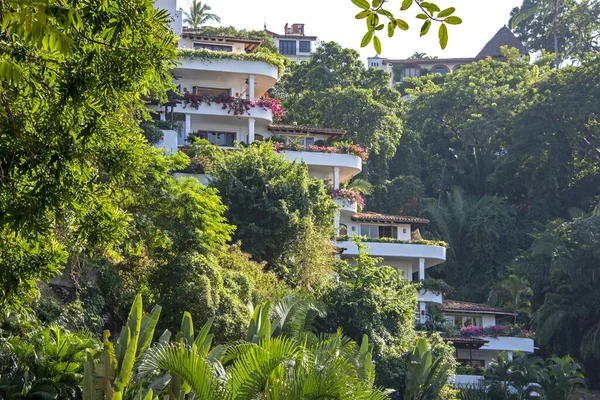 Terasz Házak Puerto Vallarta Mexikó — Stock Fotó