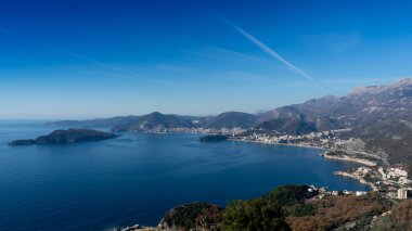 Karadağ 'ın Budva Koyu' ndaki Deniz Burnu