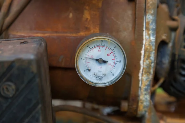 Industrieller Messsensor Prozessmessung Drucksensor Aus Der Pumpe Zeigt Die Anzahl — Stockfoto