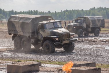  Zhukovsky, Rusya - 16 Ağustos 2014, Zhukovsky 'de tank gösterisi