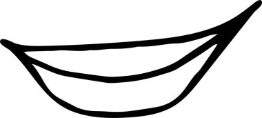 Beyaz arka planda izole edilmiş el çizimi dudaklar. Giysi ve aksesuarları bastırmak için kullan. Stok vektör illüstrasyonu