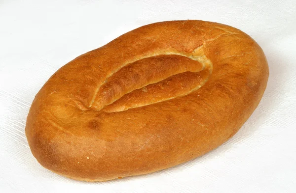 ekmek beyaz arkaplanda