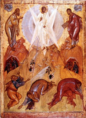 Icon Of The Transfiguration Of The Lord clipart