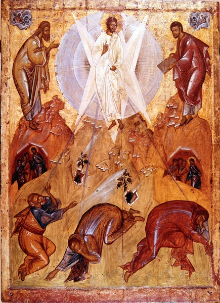 Icono de la Transfiguración del Señor — Foto de Stock