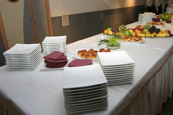 Temiz yemekler yığınları