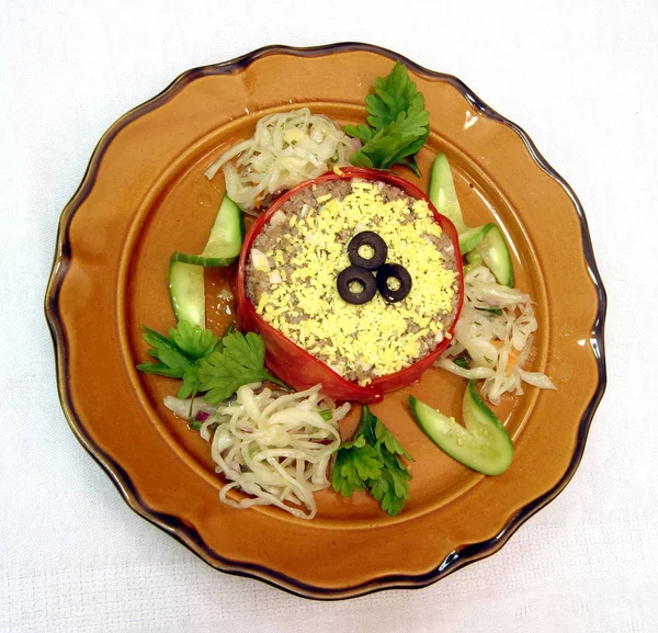 Salata benzersiz bir bakış açısı