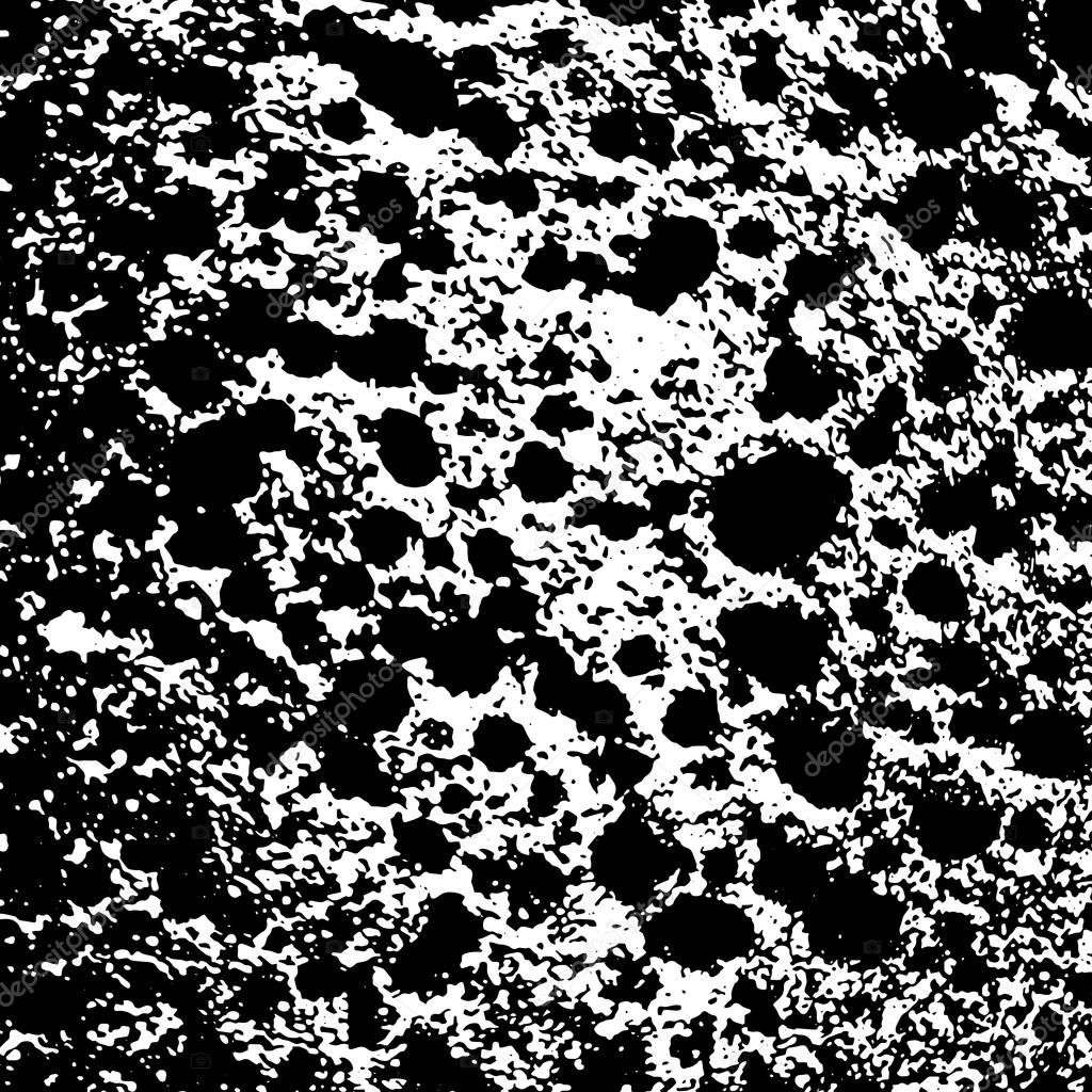 Asteroide planet surface. illustration with the surface of an asteroid in the form of a satellite image. Black-white vector illustration. Alien surface, top view for web design, print, wallpaper, decorative plaster.