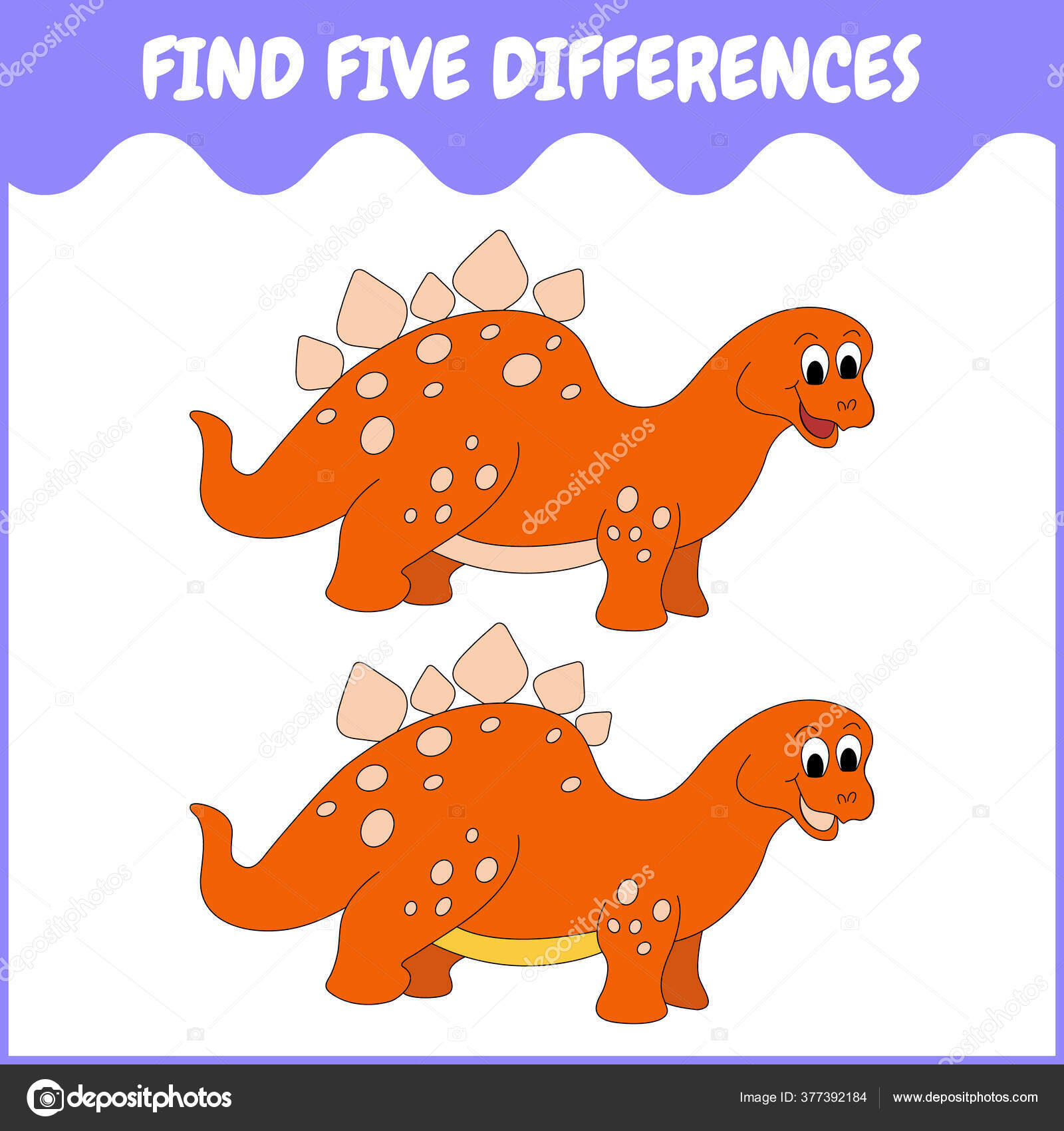 Dinossauros dos desenhos animados vector labirinto jogo de