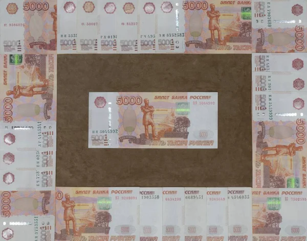 Geschenkkarte Aus Banknoten — Stockfoto