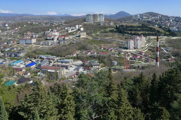 Felülnézetből Panoráma Déli Város — Stock Fotó