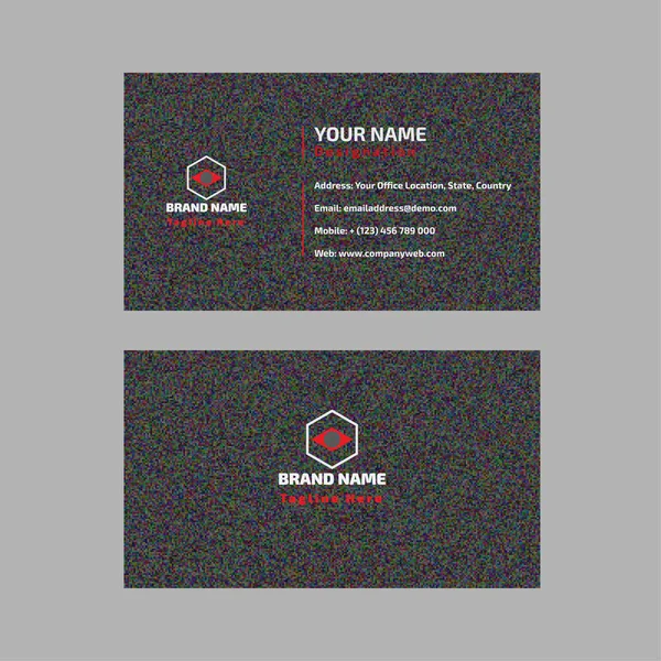 Corporate Business card design. Vector set of creative business card.