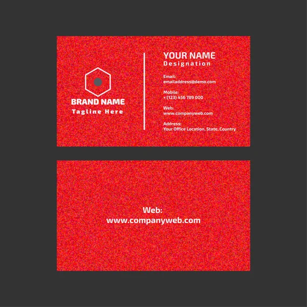 Business Card Design Template Vector Set Creative Business Cards — Stock Vector