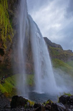 İzlanda 'da Seljalandsfoss şelalesi