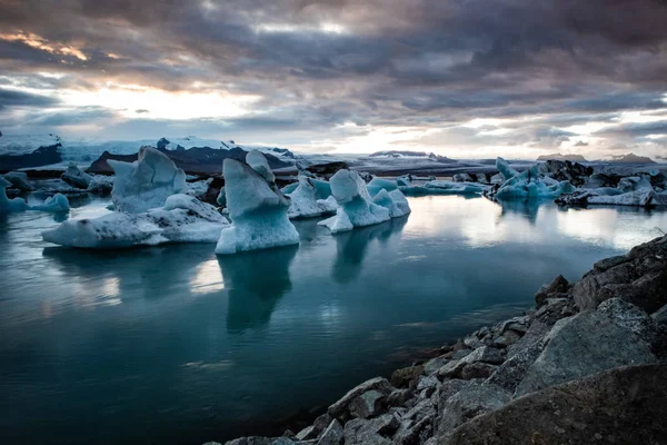 Jokulsarion Lagúna Izlandon — Stock Fotó