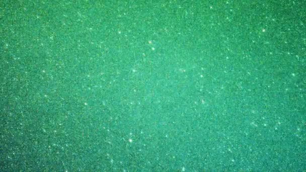 Emerald Glitter Partikel Latar Belakang Animasi Loameless — Stok Video