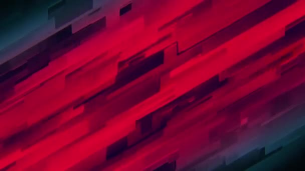 Tech Abstract Dark Red Skewed Fast Moving Panels Seamlessly Looping — Stock Video