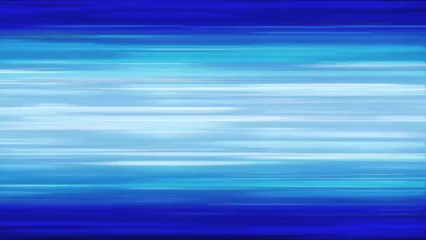 模拟蓝色水平速度线 无缝隙环路背景 — 图库视频影像