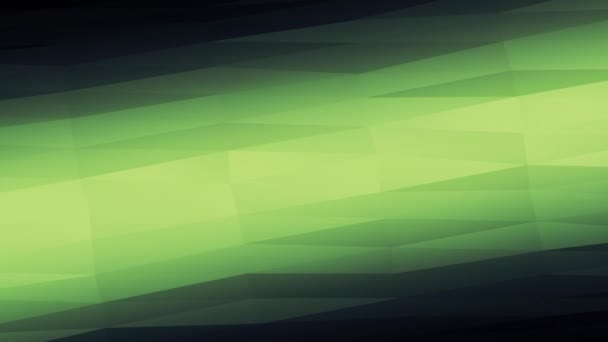 Schräge Grüne Polygone Nahtlos Schleifender Hintergrund — Stockvideo