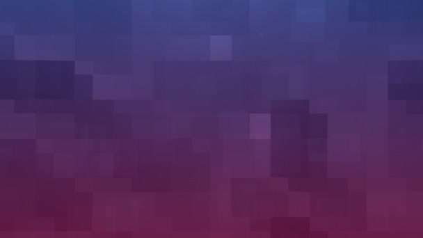 Темно Фиолетовые Квадраты Безмятежно Петляющий Фон — стоковое видео